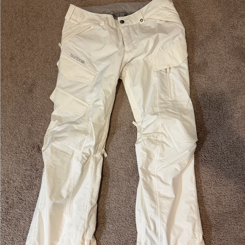 Burton W White Snow Pants
